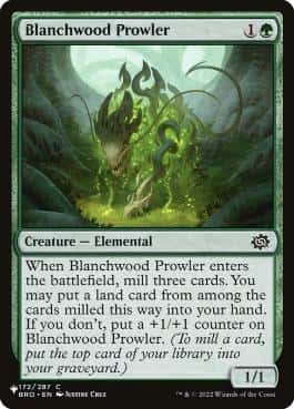 Blanchwood Prowler - Magic: The Gathering - BRO Near Mint Inglés - Carta de Magic: The Gathering en México | Hydra Collectables
