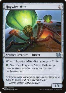 Haywire Mite - Magic: The Gathering - BRO Near Mint Inglés - Carta de Magic: The Gathering en México | Hydra Collectables