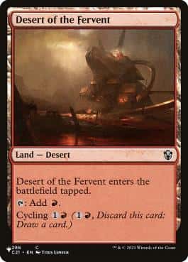 Desert of the Fervent - Magic: The Gathering - C21 Near Mint Inglés - Carta de Magic: The Gathering en México | Hydra Collectables