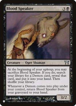 Blood Speaker - Magic: The Gathering - CHK Near Mint Inglés - Carta de Magic: The Gathering en México | Hydra Collectables