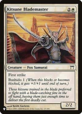 Kitsune Blademaster - Magic: The Gathering - CHK Near Mint Inglés - Carta de Magic: The Gathering en México | Hydra Collectables