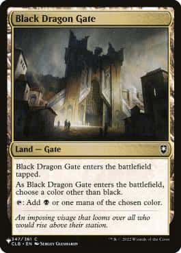 Black Dragon Gate - Magic: The Gathering - CLB Near Mint Inglés - Carta de Magic: The Gathering en México | Hydra Collectables