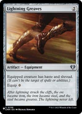Lightning Greaves - Magic: The Gathering - CMM Near Mint Inglés - Carta de Magic: The Gathering en México | Hydra Collectables