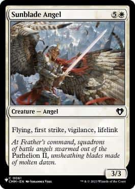 Sunblade Angel - Magic: The Gathering - CMM Near Mint Inglés - Carta de Magic: The Gathering en México | Hydra Collectables