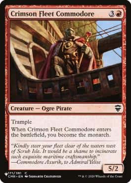 Crimson Fleet Commodore - Magic: The Gathering - CMR Near Mint Inglés - Carta de Magic: The Gathering en México | Hydra Collectables