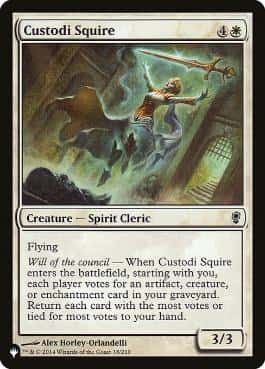 Custodi Squire - Magic: The Gathering - CNS Near Mint Inglés - Carta de Magic: The Gathering en México | Hydra Collectables