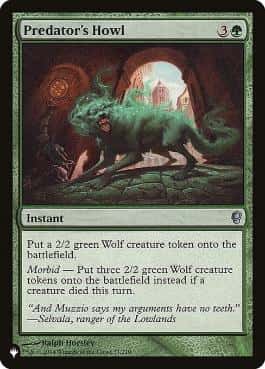 Predator's Howl - Magic: The Gathering - CNS Near Mint Inglés - Carta de Magic: The Gathering en México | Hydra Collectables