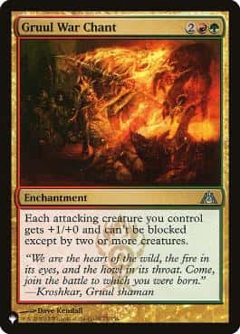 Gruul War Chant - Magic: The Gathering - DGM Near Mint Inglés - Carta de Magic: The Gathering en México | Hydra Collectables