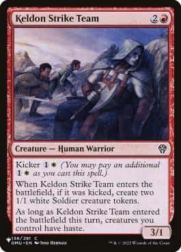 Keldon Strike Team - Magic: The Gathering - DMU Near Mint Inglés - Carta de Magic: The Gathering en México | Hydra Collectables