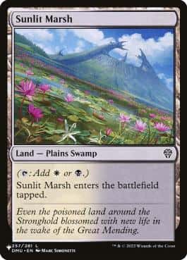 Sunlit Marsh - Magic: The Gathering - DMU Near Mint Inglés - Carta de Magic: The Gathering en México | Hydra Collectables