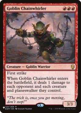 Goblin Chainwhirler - Magic: The Gathering - DOM Near Mint Inglés - Carta de Magic: The Gathering en México | Hydra Collectables