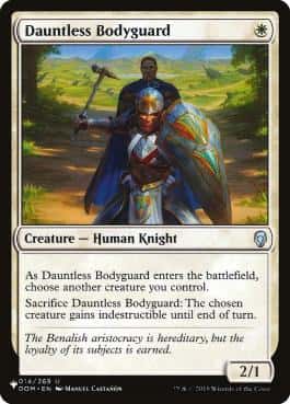 Dauntless Bodyguard - Magic: The Gathering - DOM Near Mint Inglés - Carta de Magic: The Gathering en México | Hydra Collectables