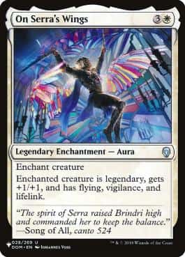 On Serra's Wings - Magic: The Gathering - DOM Near Mint Inglés - Carta de Magic: The Gathering en México | Hydra Collectables