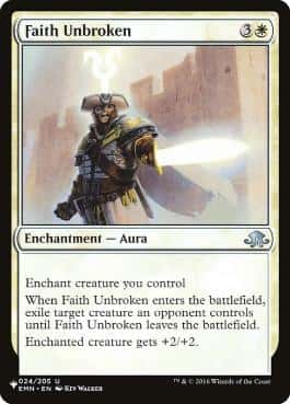 Faith Unbroken - Magic: The Gathering - EMN Near Mint Inglés - Carta de Magic: The Gathering en México | Hydra Collectables