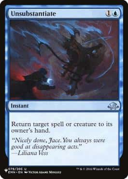 Unsubstantiate - Magic: The Gathering - EMN Near Mint Inglés - Carta de Magic: The Gathering en México | Hydra Collectables