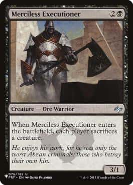 Merciless Executioner - Magic: The Gathering - FRF Near Mint Inglés - Carta de Magic: The Gathering en México | Hydra Collectables