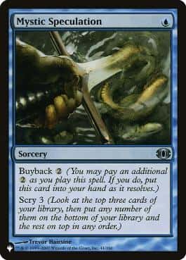 Mystic Speculation - Magic: The Gathering - FUT Near Mint Inglés - Carta de Magic: The Gathering en México | Hydra Collectables