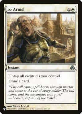 To Arms! - Magic: The Gathering - GPT Near Mint Inglés - Carta de Magic: The Gathering en México | Hydra Collectables