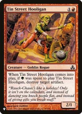 Tin Street Hooligan - Magic: The Gathering - GPT Near Mint Inglés - Carta de Magic: The Gathering en México | Hydra Collectables