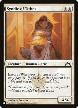 Syndic of Tithes - Magic: The Gathering - GTC Near Mint Inglés - Carta de Magic: The Gathering en México | Hydra Collectables