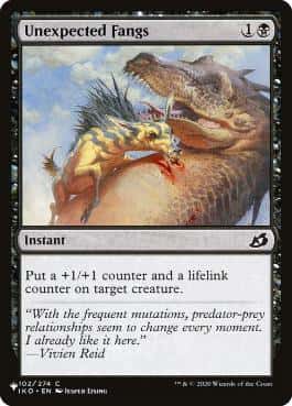 Unexpected Fangs - Magic: The Gathering - IKO Near Mint Inglés - Carta de Magic: The Gathering en México | Hydra Collectables