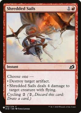 Shredded Sails - Magic: The Gathering - IKO Near Mint Inglés - Carta de Magic: The Gathering en México | Hydra Collectables