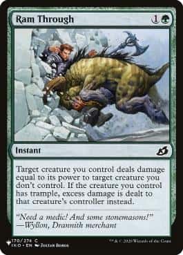 Ram Through - Magic: The Gathering - IKO Near Mint Inglés - Carta de Magic: The Gathering en México | Hydra Collectables