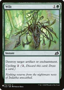 Wilt - Magic: The Gathering - IKO Near Mint Inglés - Carta de Magic: The Gathering en México | Hydra Collectables