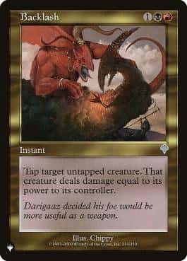Backlash - Magic: The Gathering - INV Near Mint Inglés - Carta de Magic: The Gathering en México | Hydra Collectables