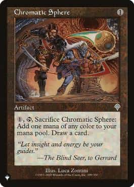 Chromatic Sphere - Magic: The Gathering - INV Near Mint Inglés - Carta de Magic: The Gathering en México | Hydra Collectables
