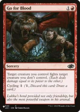 Go for Blood - Magic: The Gathering - J22 Near Mint Inglés - Carta de Magic: The Gathering en México | Hydra Collectables