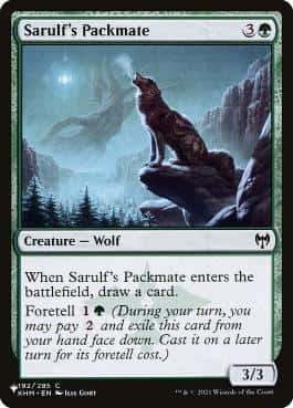 Sarulf's Packmate - Magic: The Gathering - KHM Near Mint Inglés - Carta de Magic: The Gathering en México | Hydra Collectables