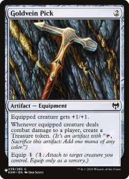 Goldvein Pick - Magic: The Gathering - KHM Near Mint Inglés - Carta de Magic: The Gathering en México | Hydra Collectables