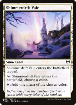 Shimmerdrift Vale - Magic: The Gathering - KHM Near Mint Inglés - Carta de Magic: The Gathering en México | Hydra Collectables