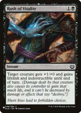 Rush of Vitality - Magic: The Gathering - KLD Near Mint Inglés - Carta de Magic: The Gathering en México | Hydra Collectables