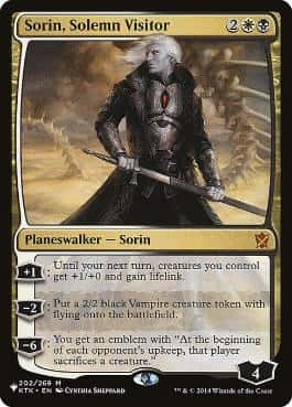 Sorin, Solemn Visitor - Magic: The Gathering - KTK Near Mint Inglés - Carta de Magic: The Gathering en México | Hydra Collectables