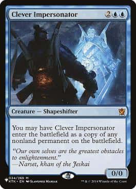 Clever Impersonator - Magic: The Gathering - KTK Near Mint Inglés - Carta de Magic: The Gathering en México | Hydra Collectables