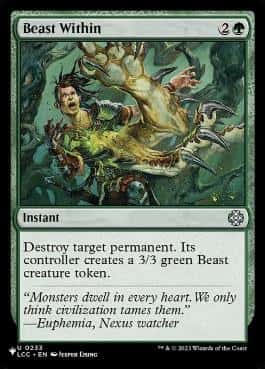 Beast Within - Magic: The Gathering - LCC Near Mint Inglés - Carta de Magic: The Gathering en México | Hydra Collectables