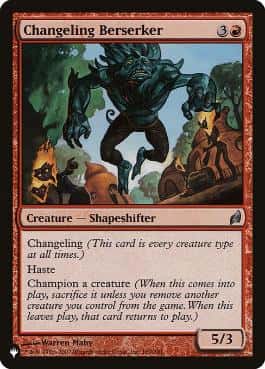 Changeling Berserker - Magic: The Gathering - LRW Near Mint Inglés - Carta de Magic: The Gathering en México | Hydra Collectables