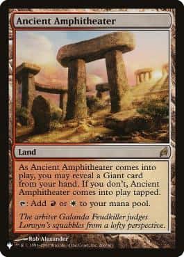 Ancient Amphitheater - Magic: The Gathering - LRW Near Mint Inglés - Carta de Magic: The Gathering en México | Hydra Collectables