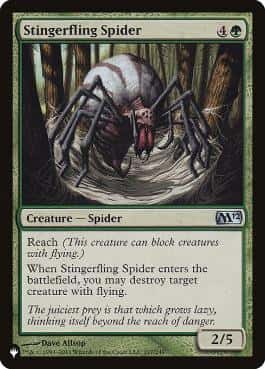 Stingerfling Spider - Magic: The Gathering - M12 Near Mint Inglés - Carta de Magic: The Gathering en México | Hydra Collectables