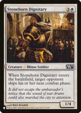 Stonehorn Dignitary - Magic: The Gathering - M12 Near Mint Inglés - Carta de Magic: The Gathering en México | Hydra Collectables