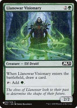 Llanowar Visionary - Magic: The Gathering - M21 Near Mint Inglés - Carta de Magic: The Gathering en México | Hydra Collectables