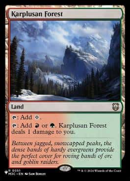 Karplusan Forest - Magic: The Gathering - M3C Near Mint Inglés - Carta de Magic: The Gathering en México | Hydra Collectables