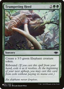 Trumpeting Herd - Magic: The Gathering - MH1 Near Mint Inglés - Carta de Magic: The Gathering en México | Hydra Collectables