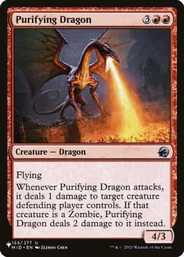 Purifying Dragon - Magic: The Gathering - MID Near Mint Inglés - Carta de Magic: The Gathering en México | Hydra Collectables