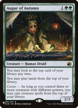 Augur of Autumn - Magic: The Gathering - MID Near Mint Inglés - Carta de Magic: The Gathering en México | Hydra Collectables