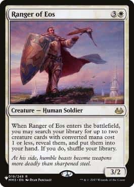 Ranger of Eos - Magic: The Gathering - MM3 Near Mint Inglés - Carta de Magic: The Gathering en México | Hydra Collectables