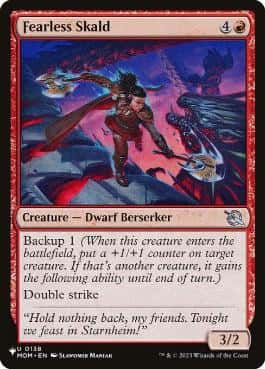 Fearless Skald - Magic: The Gathering - MOM Near Mint Inglés - Carta de Magic: The Gathering en México | Hydra Collectables