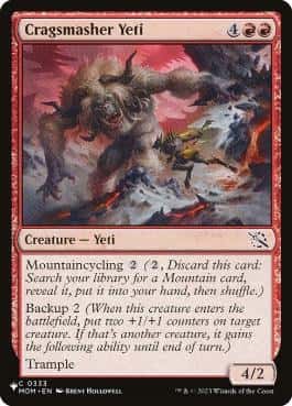 Cragsmasher Yeti - Magic: The Gathering - MOM Near Mint Inglés - Carta de Magic: The Gathering en México | Hydra Collectables